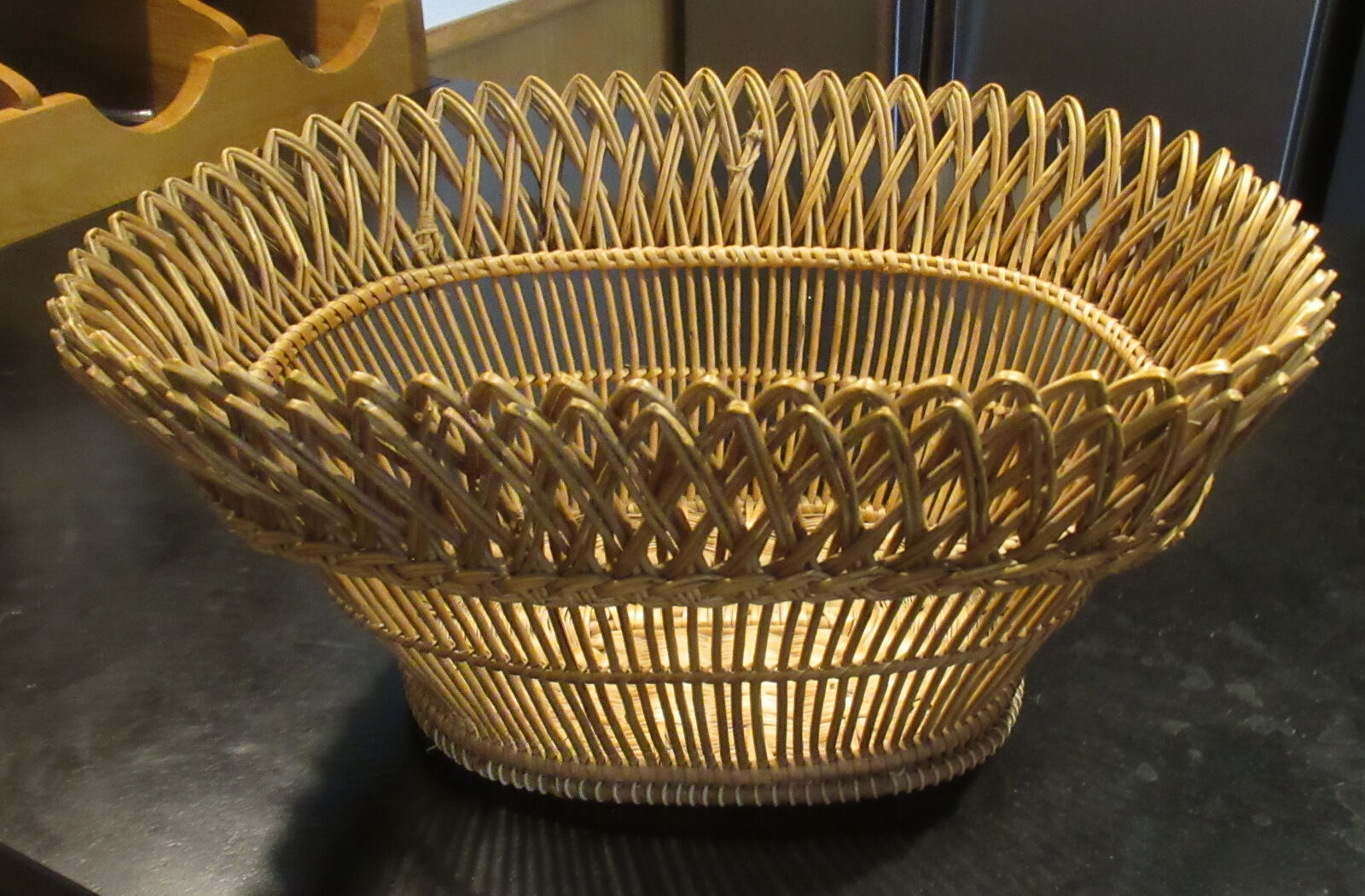 Large fruit basket, late nineteenth.