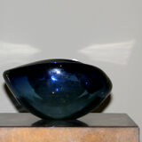 Cendrier en verre bleuté, Murano