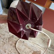 Origami lamp, ceramic and glass