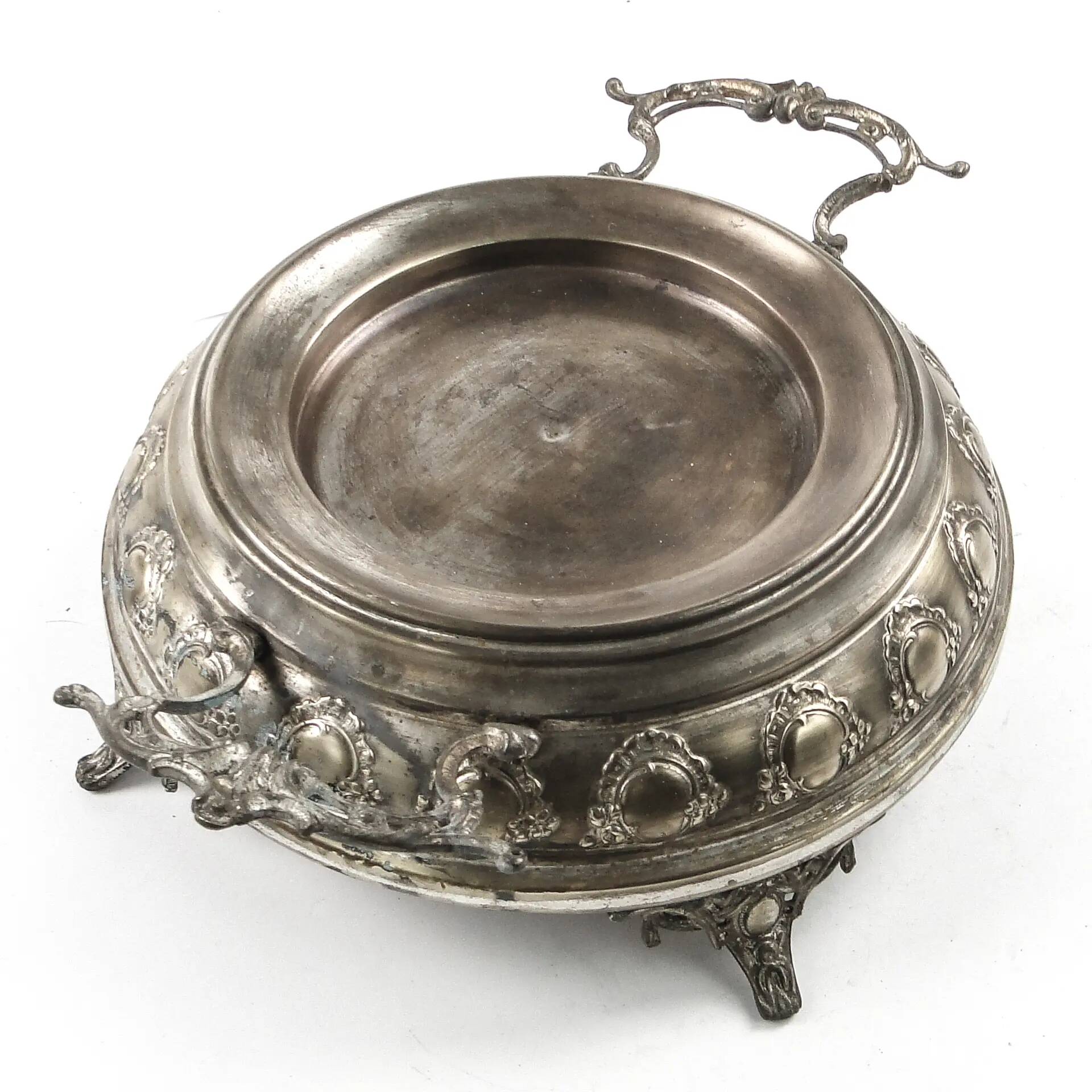 Plat d'apéritif Art Nouveau, Suède, début du 20e siècle