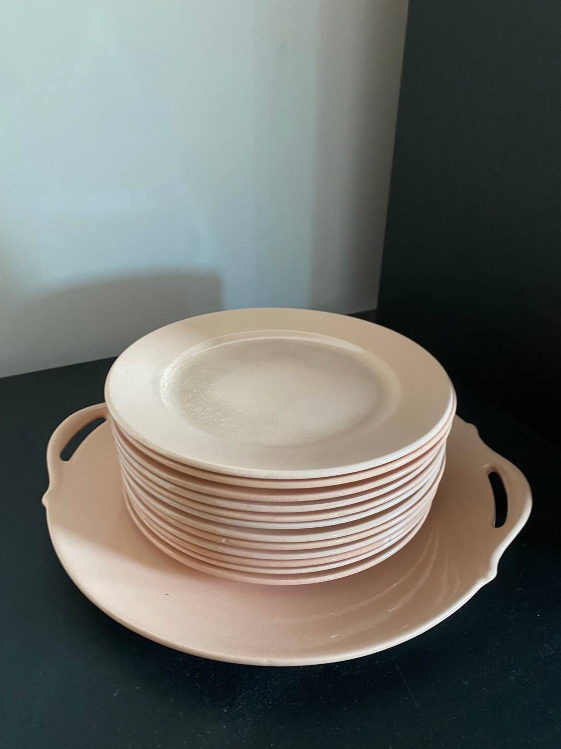 Lot sarreguemines rose