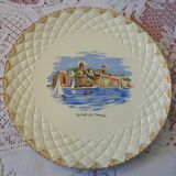 Saint Amand tart dish with cannes decor