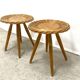 Paire de tabourets design Jan Kalus par úluv, vintage tchèque 1960s