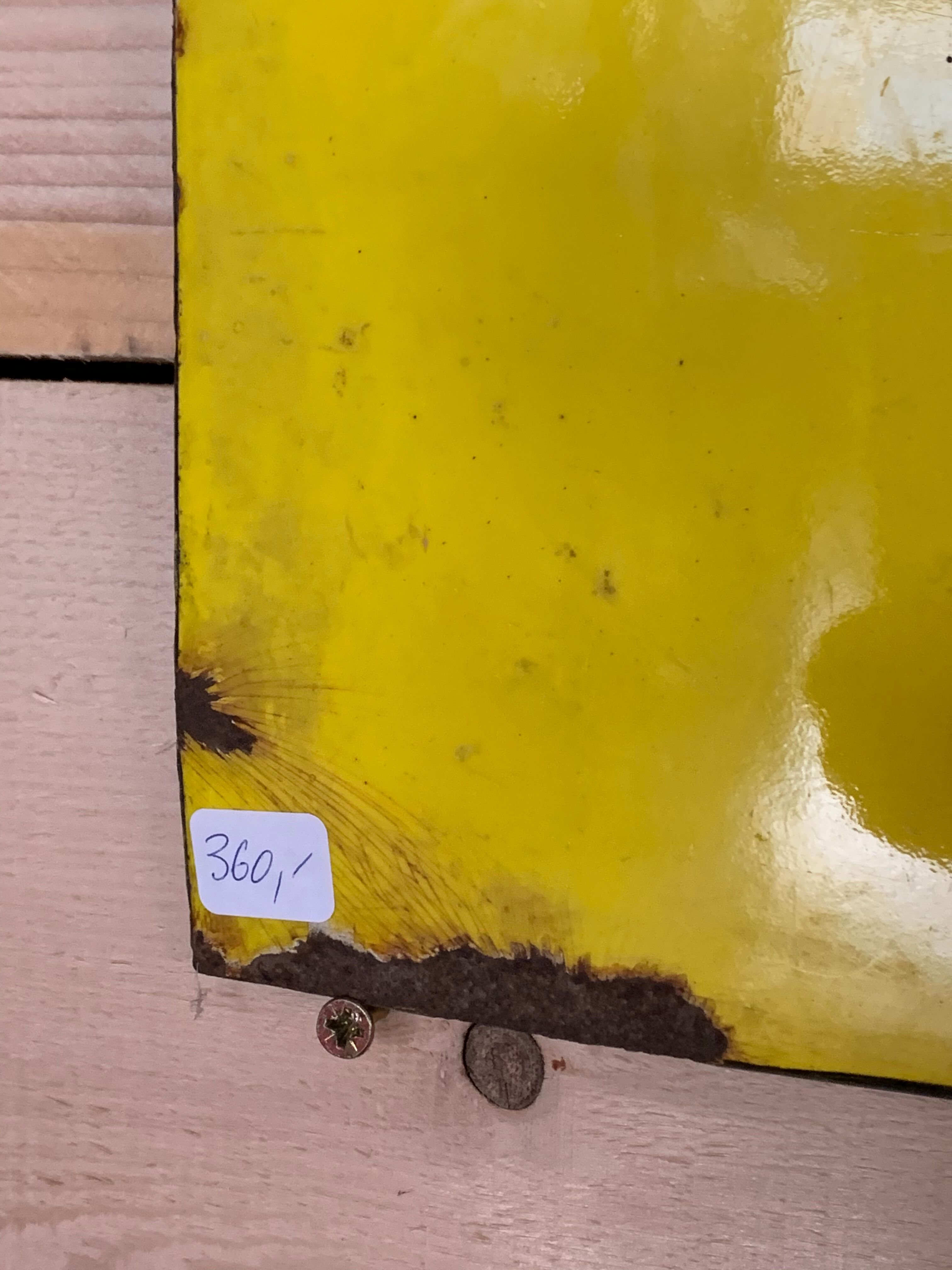 Suchard Milka enamel plate