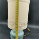 Lampe vintage céramique bleue