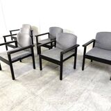 Vintage armchairs by Gerd Lange, 1970s - set of 6