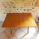 Table style scandinave vintage portefeuille
