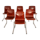 Set of 6 Vintage Thur Op Seat Chairs – Pagholz 1960s