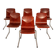 Set of 6 Vintage Thur Op Seat Chairs – Pagholz 1960s