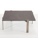 Square Coffee Table with Slate Top Designed by Rob Parry