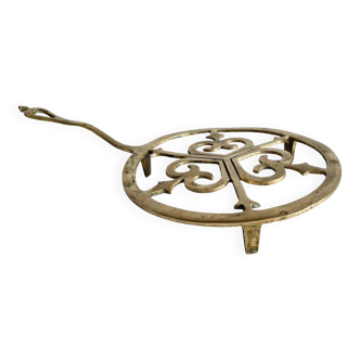 Solid brass trivet