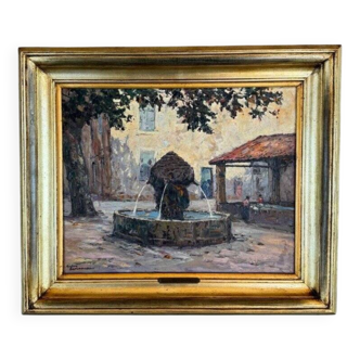 Oil Painting on Canvas Signed André Beronneau, 20th Century