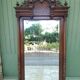 Grand miroir en bois sculpté XIX . 190 X 108 cm