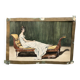 Aquarelle recto verso Madame Récamier milieu XXe