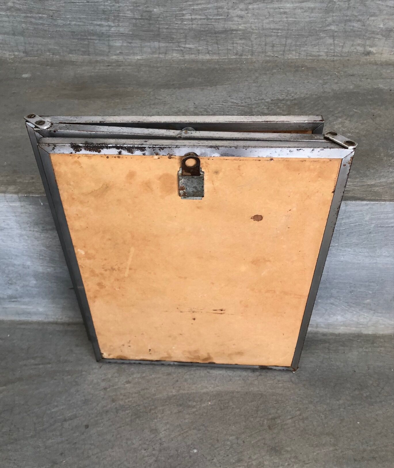 Triptych barber mirror 73x30cm