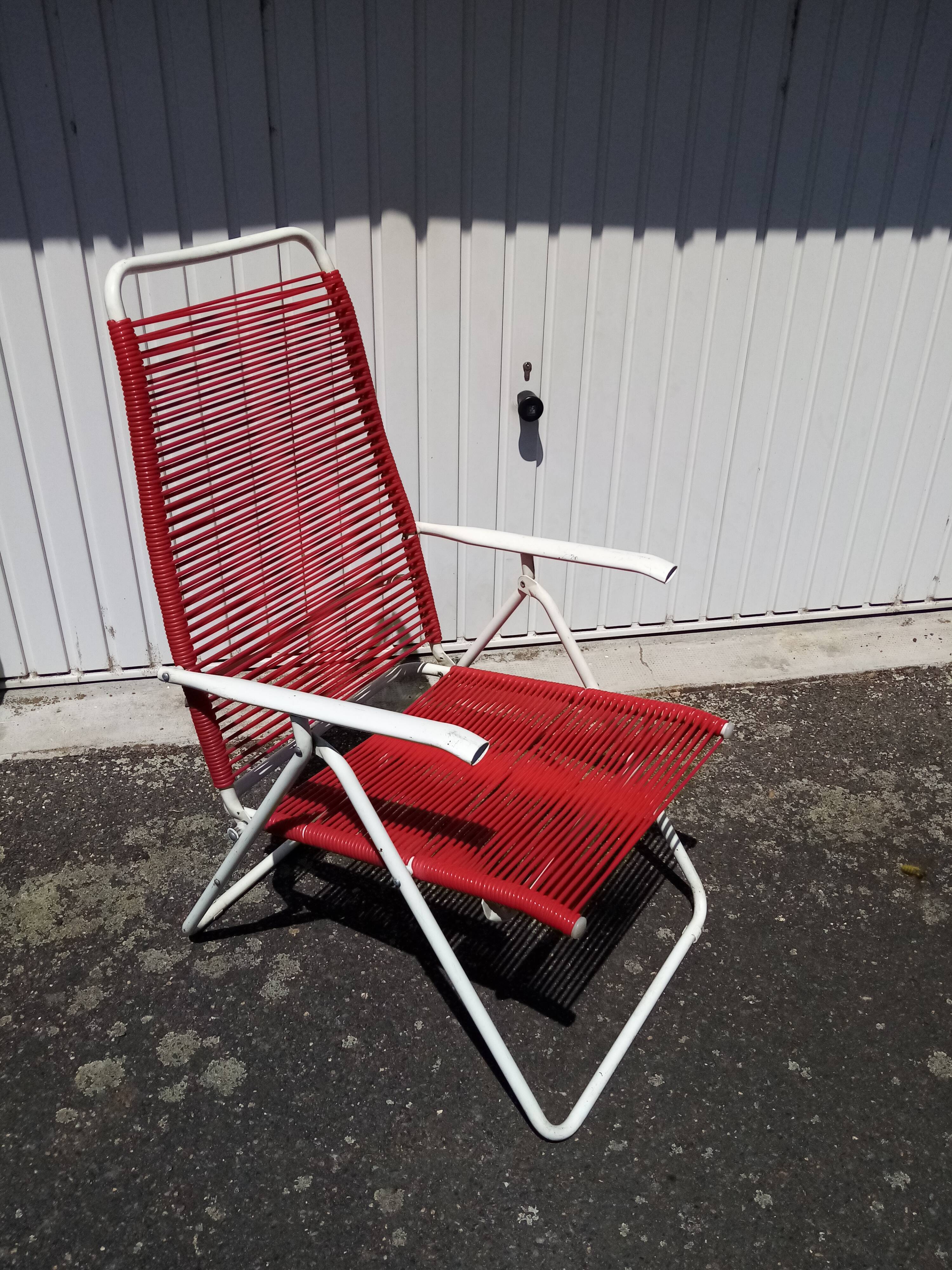 Chaise longue scoubidou