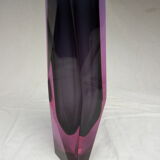 Faceted vase 80s Murano