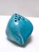 Teal Lacquered Ceramic Tulip Vase / Pen Holder by Giacomo Onestini for Ernestine Salerno