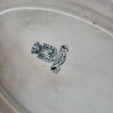 Plat Ovale en Faïence de Gien Terre de Fer Modèle Russia