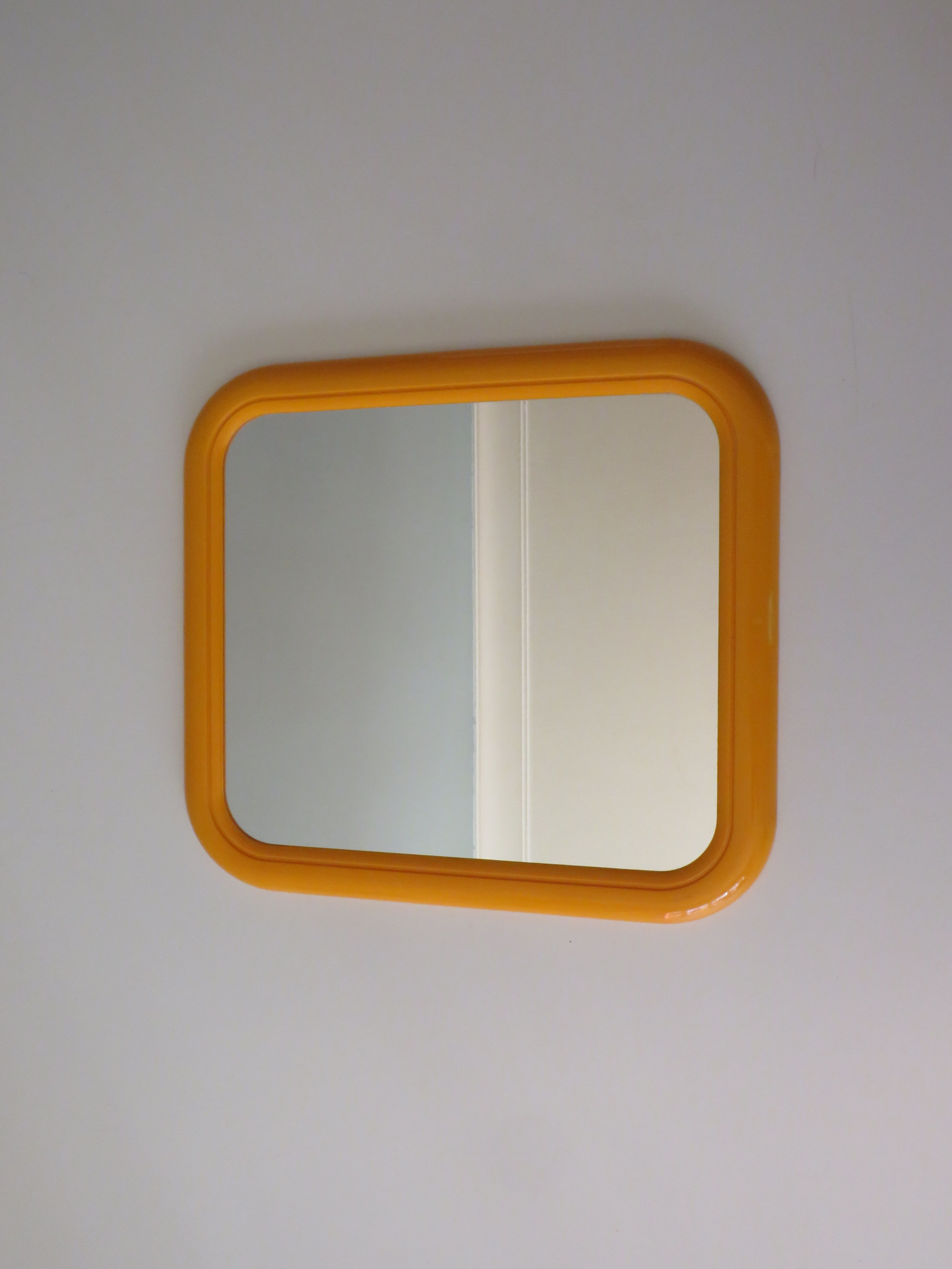 Plastic space age mirror, belgium 1960