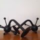 Set of 2 black Sputnik coat racks