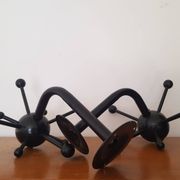 Lot de 2 porte manteau spoutnik noirs