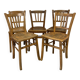 Chaises bistrot dépareillées x5