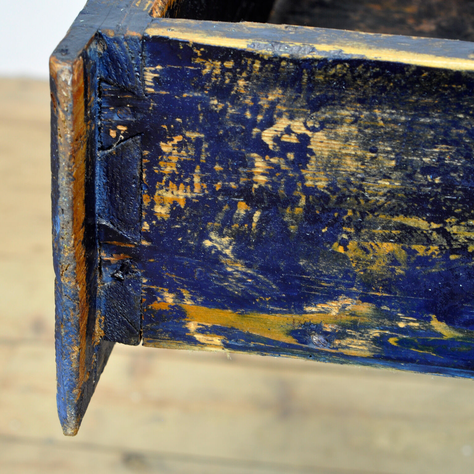Country pine farmhouse side table, circa 1900