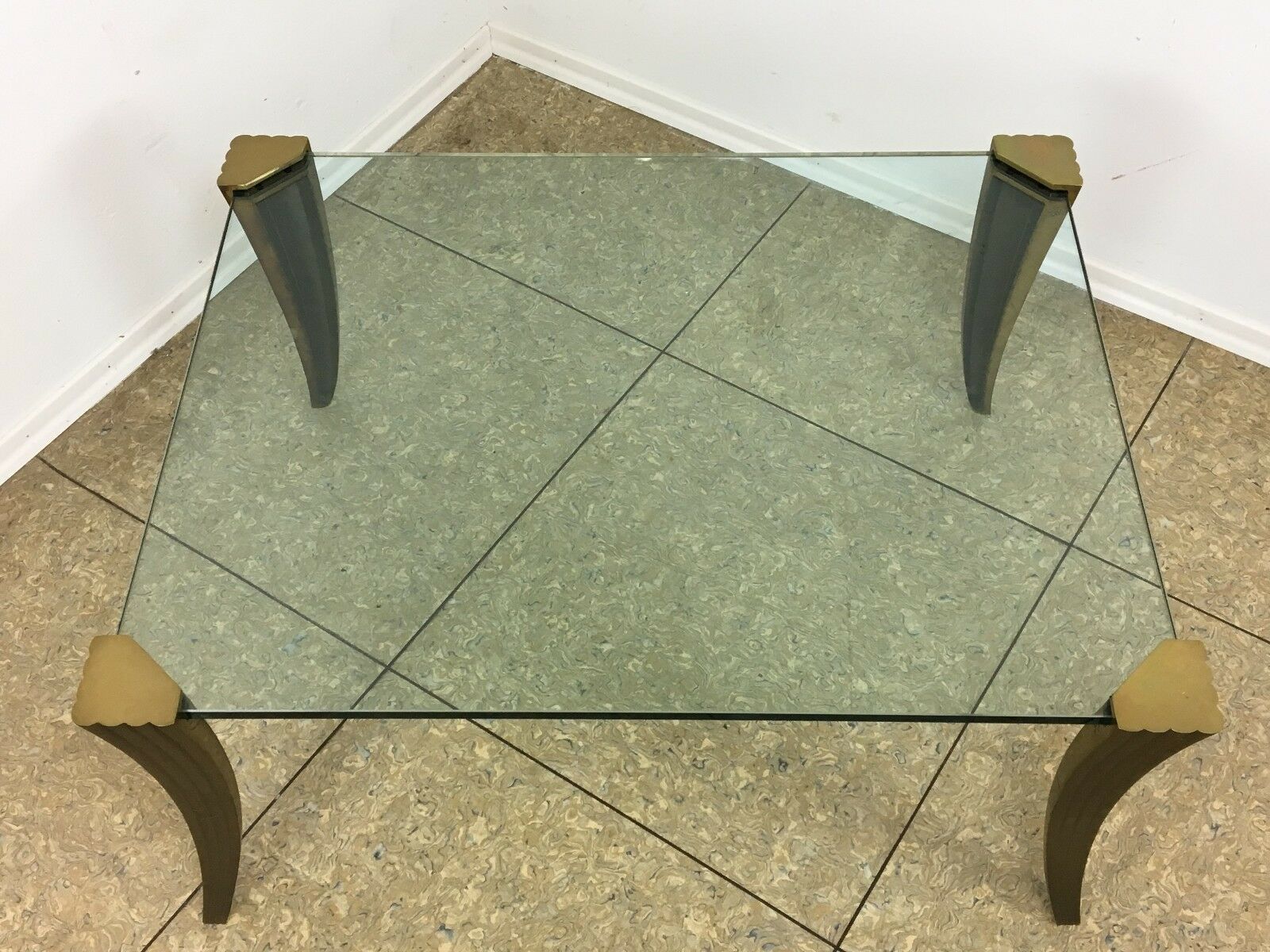 Bronze coffee table by Peter Ghyczy 60/70