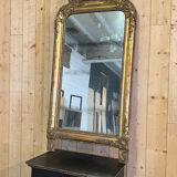 Louis Philippe mirror with a mercury pediment