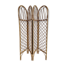 Vintage rattan screen