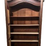 Armoire ancienne en bois, bonnetière avec miroirs