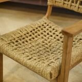 Armchair by Adrien Audoux and Frida Minet for Vibo Vesoul 1940s