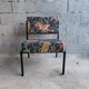 Restored vintage 1970s armchair – Maison Thevenon fabric