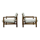 Paire personnalisable de fauteuils restaurés du milieu du siècle par Zenon Bączyk, années 1960