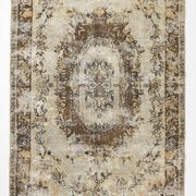Tapis persan classique marron et crème