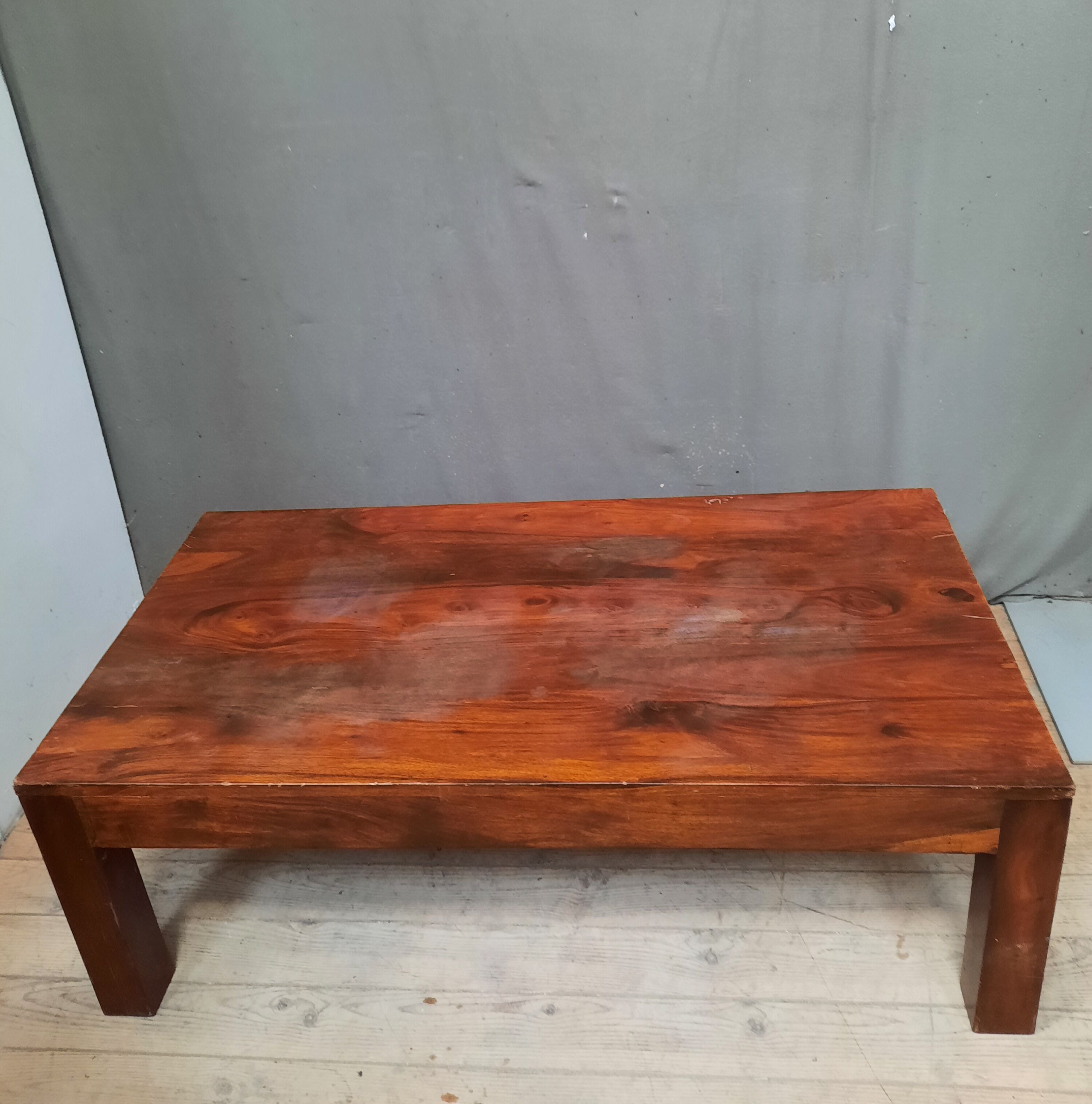 Coffee table in exotic wood