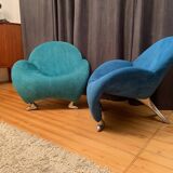 Paire de fauteuils Papageno conçus par Jan Armgardt, Leolux, Pays-Bas, années 1990