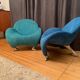 Pair of Papageno armchairs designed by Jan Armgardt, Leolux, Netherlands, 1990s