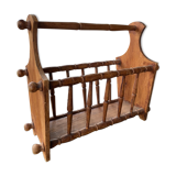 Porte revues en bois clair