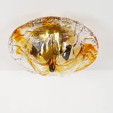 Vintage 1970's Muranoglass flush mount light
