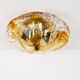 Vintage 1970's Muranoglass flush mount light