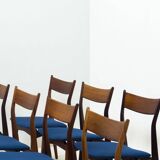 H.P. Hansen Møbelindustri set of eight rosewood dining chairs