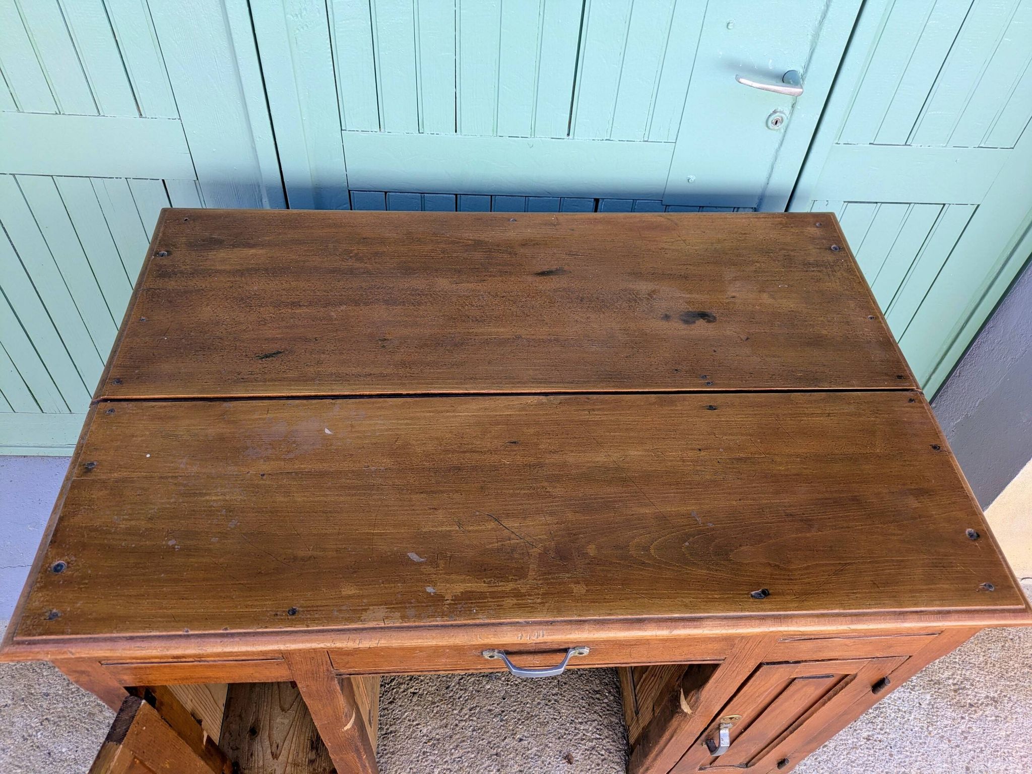Vintage solid wood desk