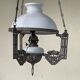 Antico lampadario, stile Liberty, con saliscendi