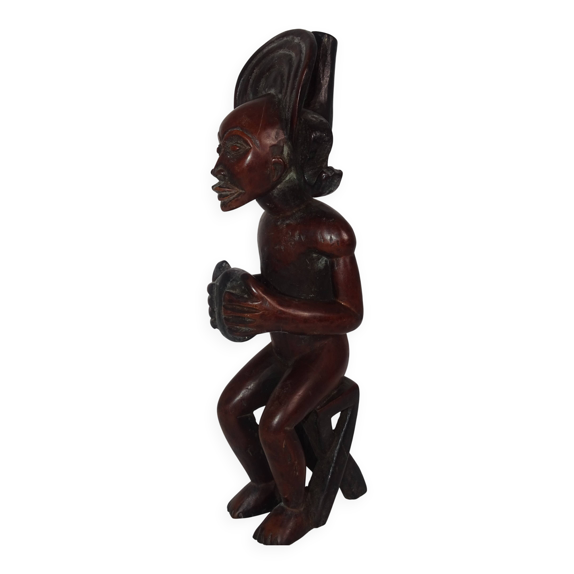 Chokwe / Tshokwe statue, DRC, Collection of Doctor Jean Redor