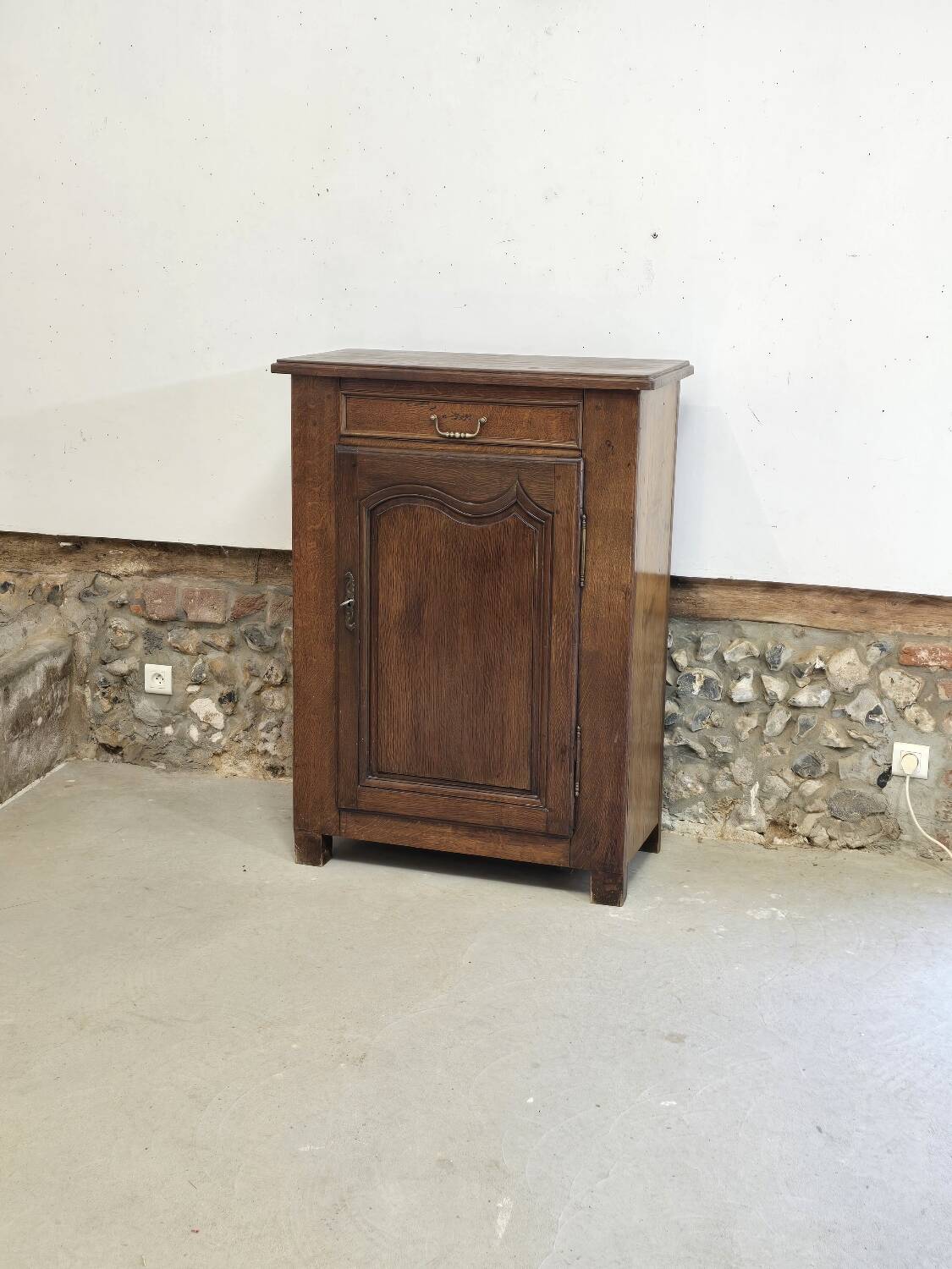 19th century oak jam cupboard