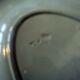 Oval service dish in faience frieze blue green model djelfa grave in hollow p3