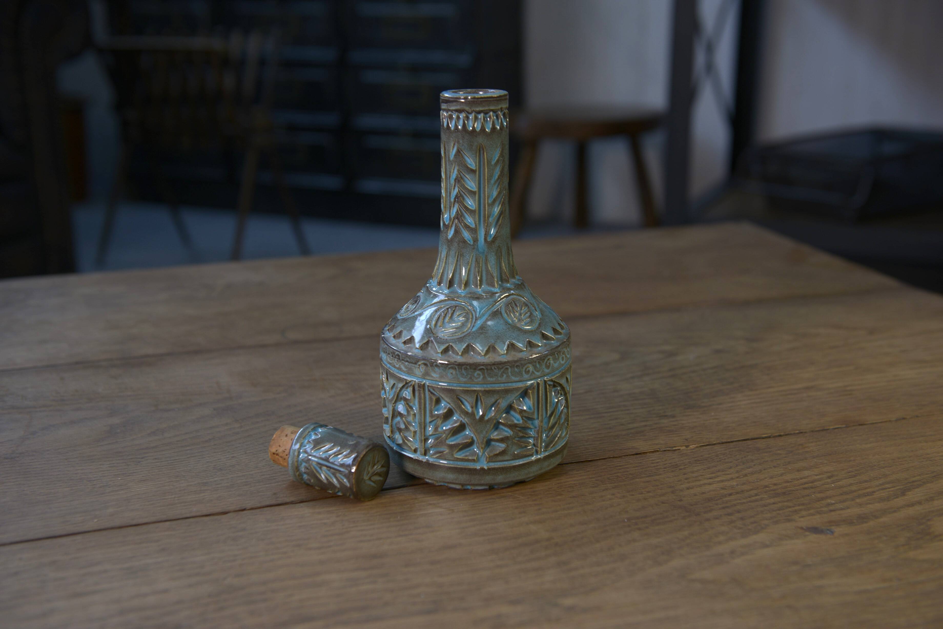 Ceramic pitcher by Huguette Besson 1950