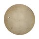 Round vintage mirror with wooden frame Scandinavian style Denmark 1960s